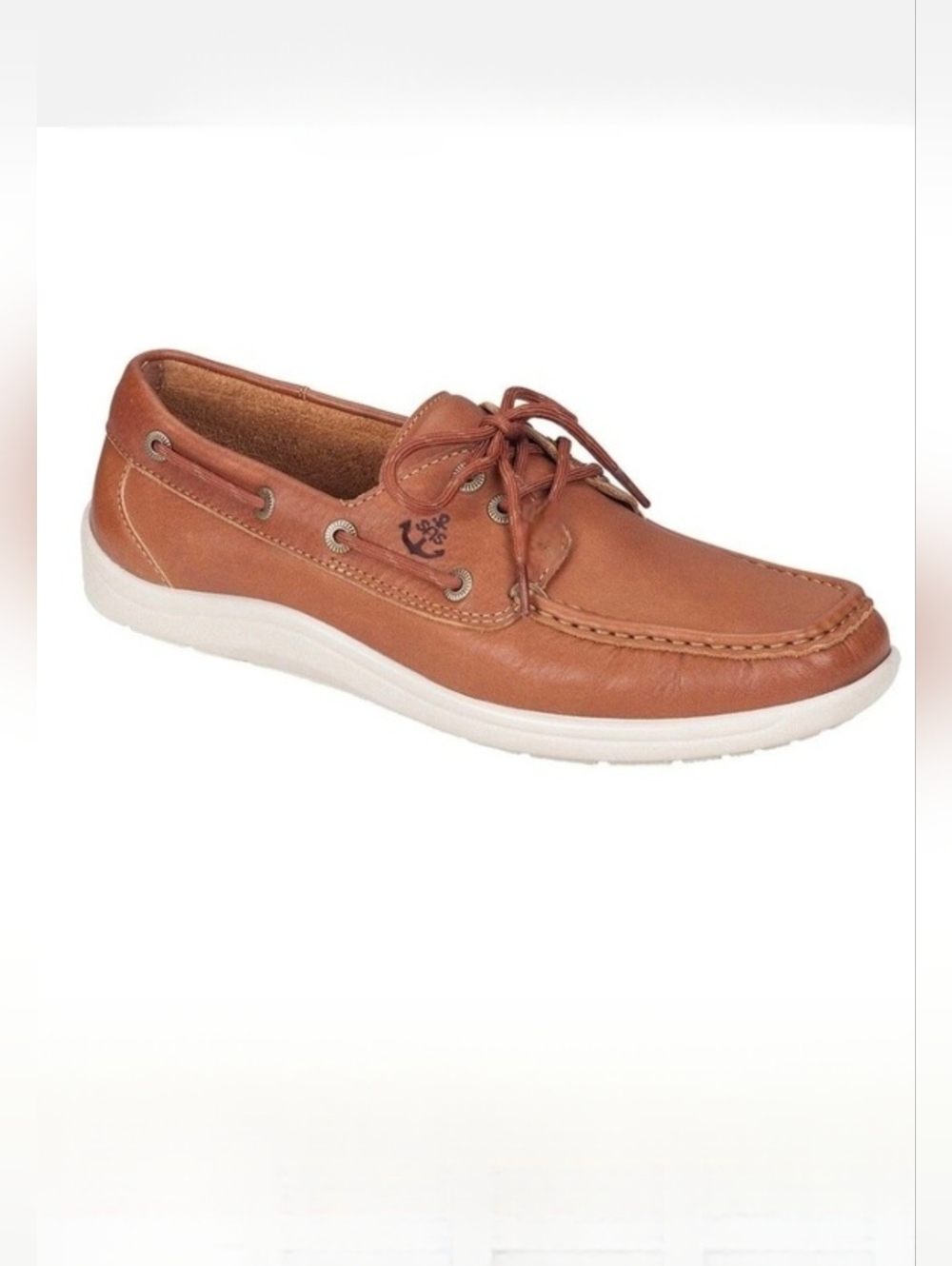 SAS Decksider old sand color mocassin boat shoes mens 8 Medium NEW‎